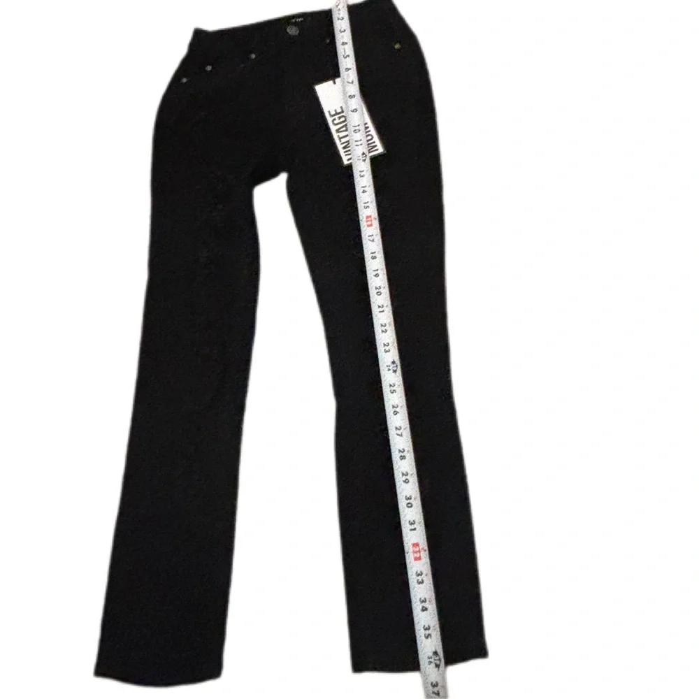 NWT Almost Famous Black Distressed Vintage Mom Jeans Size 3 - Picture 9 of 11